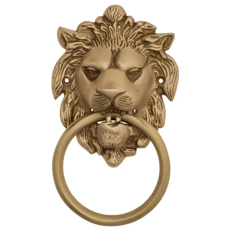 Дверная стучалка Fratelli Cattini \"RELEONE\" 190x110 BS матовая латунь