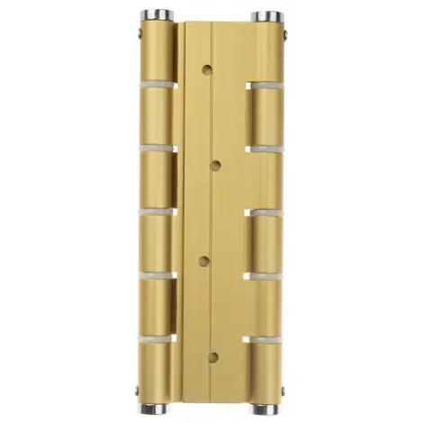 Петля пружинная двойная Justor 5914.02 180x133x40 матовое золото