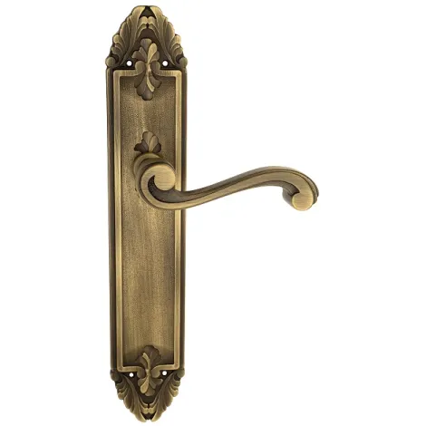 Дверная ручка Venezia \"VIVALDI\" на планке PL90 матовая бронза