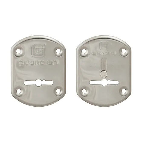 Накладки сувальдные \"Гардиан\" хром ГХ 21 /пара/, объемная /123:476/