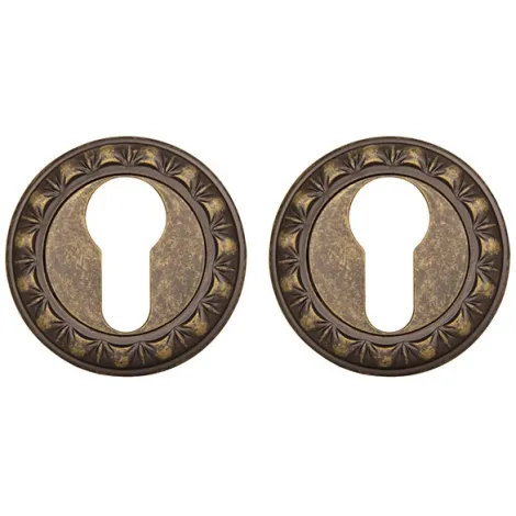 Накладка под цилиндр на круглом основании Punto ET.R.MT53 (ET MT) OB-13 античная бронза