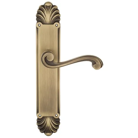 Дверная ручка Venezia \"VIVALDI\" на планке PL87 матовая бронза