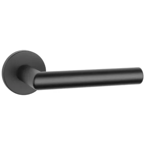 Дверная ручка на круглом основании APRILE ARABIS R 7S BLACK черный