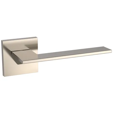 Дверная ручка на квадратном основании Ajax K.JS51.UNITY (UNITY JS) SN-3 матовый никель