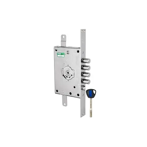 Замок врезной Mottura сувальдный с защёлкой 3D KEY 3D.771 S (левый), ключ 40 мм