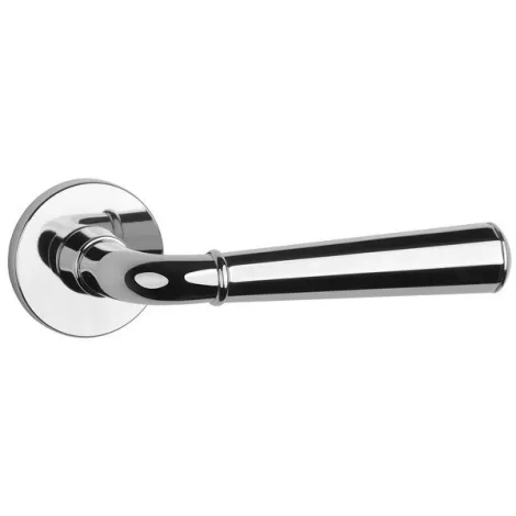 Дверная ручка на круглом основании APRILE MARIGOLD R CP полированный хром