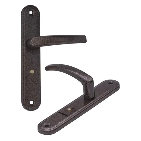 Ручка дверная Guardian 4131 Вега (черный муар) /124:1:84(9005)/