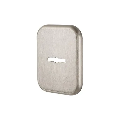 Декоративная квадратная накладка Armadillo на сувальдный замок PS-DEC SQ (ATC Protector 1) SN-3 матовый никель