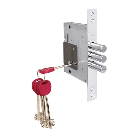 Замок врезной Kale kilit (Кале килит) сувальдный 257/L (тех. упаковка), 5 кл. (кл. 60 мм)