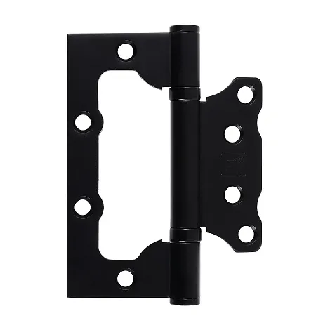 Петля без врезки универсальная Hinge 100-2BB FH MB черный