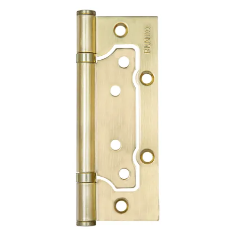 Петля универсальная без врезки Punto IN5200W SB (200-2B 125x2,5) матовое золото