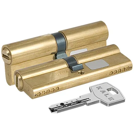 Цилиндровый механизм 164 BNE, 100 (45+10+45) mm латунь 5 кл.