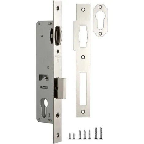 Корпус узкопрофильного замка с роликовой защелкой Fuaro PROF155-25 (155-25) CP хром