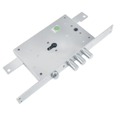 Корпус врезного замка с защелкой Gardian ЗВ 22.12 с тягами (без планки) /123:131/