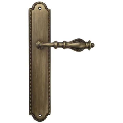 Дверная ручка Venezia \"GIFESTION\" на планке PL98 матовая бронза