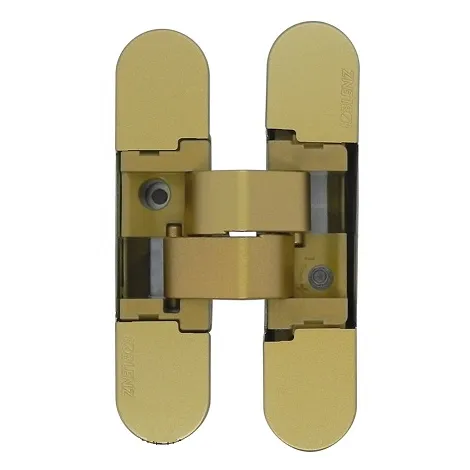 Петля скрытая универсальная KUBICA K1019 DXSX, KOMBI HYBRID OS матовое золото (40 kg)