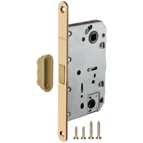 Защелка врезная Punto магнитная ML96WC-50/BL SSG сатинированное золото блистер