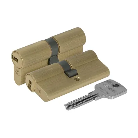 Цилиндровый механизм Cisa (Чиза) ASTRAL ОА310-07.00 (60 мм/25+10+25), ЛАТУНЬ