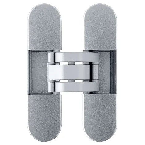 Петля скрытой установки универсальная Otlav Invisacta 300 3D (120x30 мм) 60кг серебро матовое