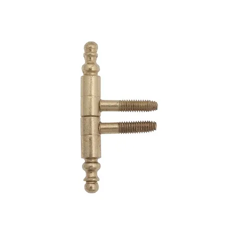 Петля ввертная Laflorida 2551DAI.01 Ø9 с декоративной пешкой полированная латунь (13 kg)