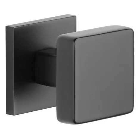 Дверная ручка на квадратном основании APRILE MORA Q 7S BLACK черный