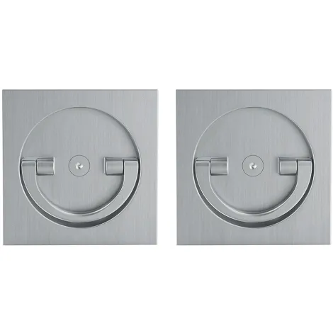 Ручка поворотная Armadillo для раздвижных дверей SH.QUADRO55.BK8х2 MWSC-33 итальянский тисненый