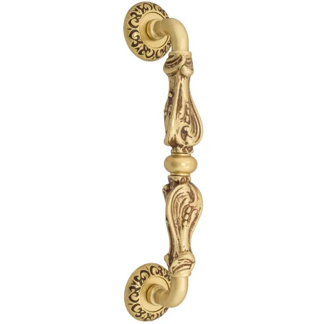 Ручка скоба Venezia \"FLORENCE\" 320мм (260мм) D4 французское золото + коричневый