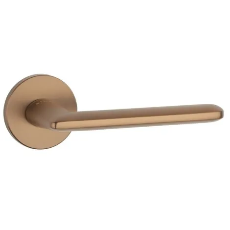 Дверная ручка на круглом основании STILE AVA R LBR светло-коричневый