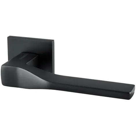 Дверная ручка на квадратном основании Armadillo GRAND USS BL-26 Черный