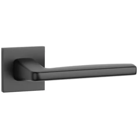 Дверная ручка на квадратном основании APRILE ERBA Q 7S BLACK черный