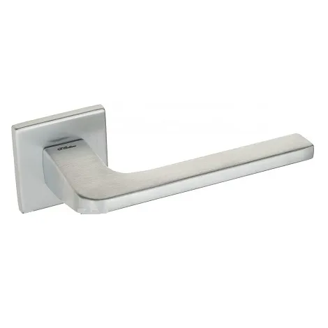 Дверная ручка на квадратном основании Fratelli Cattini \"BOSTON\" 8FS-CS матовый хром