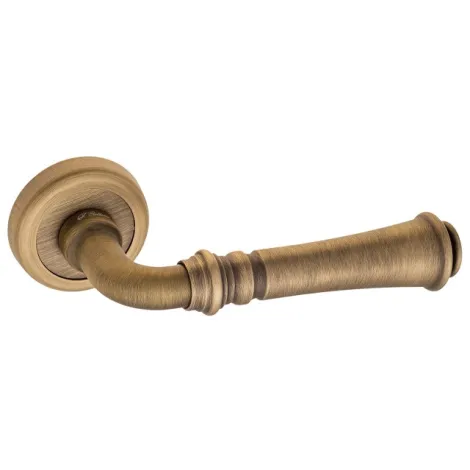 Дверная ручка на круглом основании Fratelli Cattini \"GRACIA\" D1-BY матовая бронза