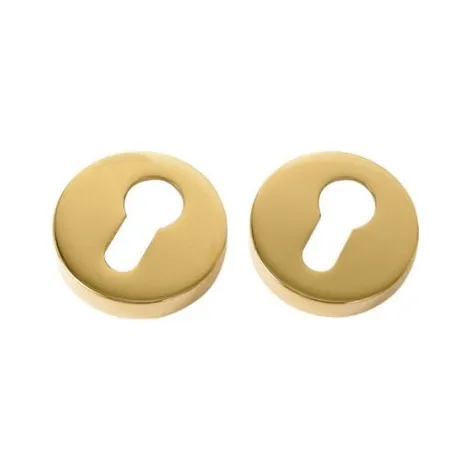 Накладка под цилиндр на круглом основании Colombo CD 43 G полированная латунь