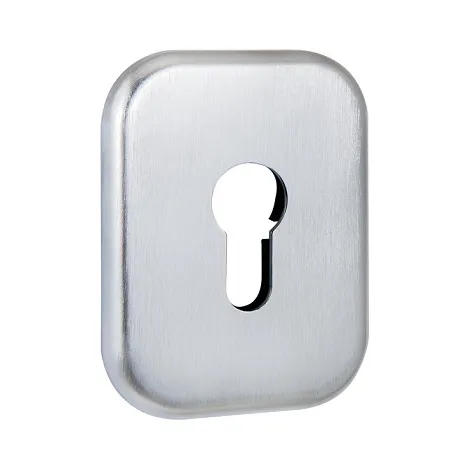 Декоративная накладка Fuaro под цилиндр ESC.C.XL/K.486 (ESC 486-C SQ XL) SSC-16 сатинированный хром , 1 шт.