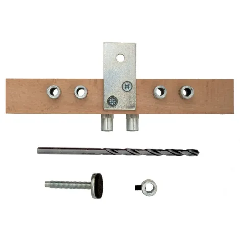 Шаблон 4CA87REG20.01 для установки ввертных петель Ø20 для дверей с притвором/четвертью