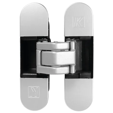 Петля универсальная скрытой установки Kubica Atomika K8000 DXSX, CR.SAT 60кг матовый хром