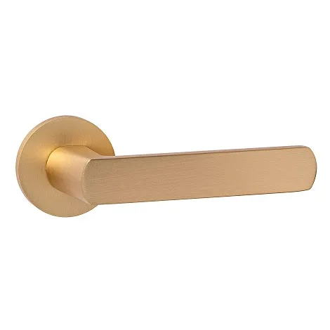 Дверная ручка на круглом основании Ajax R.JSR51.NANO NANO SSG-39 сатинированное золото