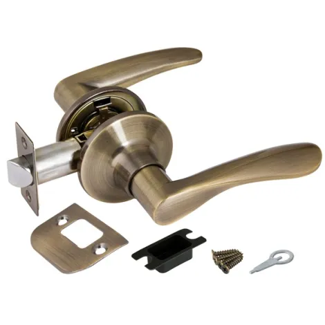 Ручка защелка Ajax (Аякс) DK610 AB-PS (6010 AB-P) (без фик.) бронза