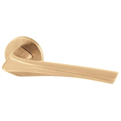 Дверная ручка на круглом основании Armadillo R.URS52.FLAME FSG-39 флорентийское золото