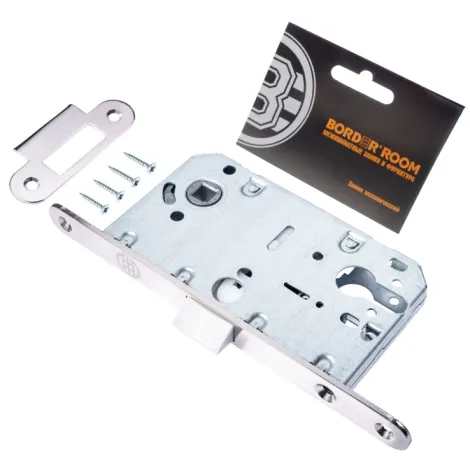 Защелка пластиковая Border под ET никель глянец