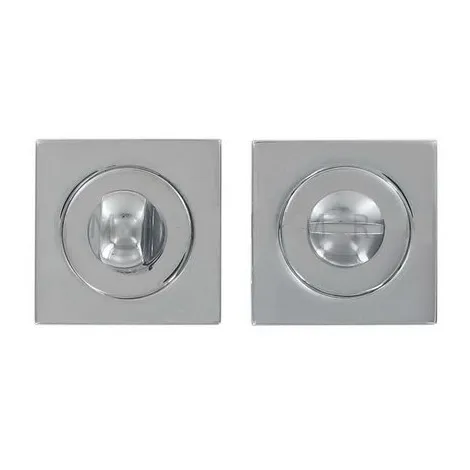 Фиксатор на квадратной розетке Sicma WC 2550 CL 50x50 mm полированный хром