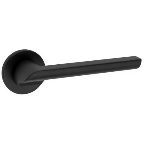 Дверная ручка на круглом основании Punto 1205/208 NO черный 