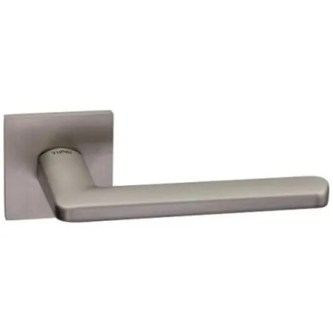 Дверная ручка Tupai на квадратном основании 4153 Q 5S-142 никель шлифованный