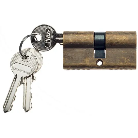 Цилиндровый механизм ключ-ключ Venezia 30/10/30 античная бронза