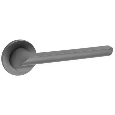 Дверная ручка на круглом основании Punto 1205/208 F15 антрацит