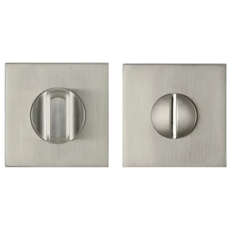 Фиксатор поворотный на квадратном основании Fuaro BK6.K.DM51 (BK6 DM) SN/CP-3 матовый никель/хром