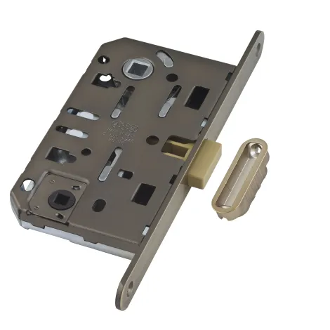 Замок магнитный AGB MEDIANA POLARIS B06102.50.12.640 с ответной планкой античная бронза