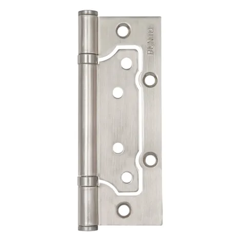 Петля универсальная без врезки Punto IN5200W PN (200-2B 125x2,5) матовый никель