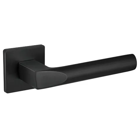 Дверная ручка на квадратном основании Fuaro K.SL52.PRIZMA (PRIZMA SL) BL-24 черный