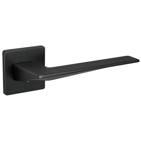 Дверная ручка на квадратном основании Fuaro K.SL52.PHANTOM (PHANTOM SL) BL-24 черный